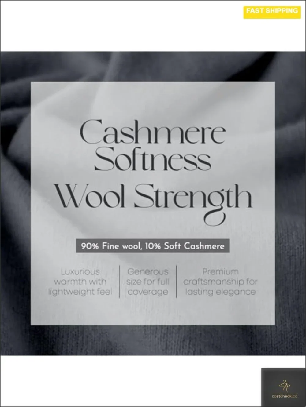 Cashmere Wool Blend Wrap Pashmina Shawl Scarf 78x27 Travel Stole